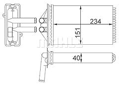 Mahle 000s wärmetauscher gebraucht kaufen  Wird an jeden Ort in Deutschland