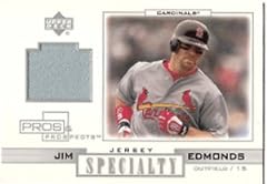 2001 UD Pros & Prospects Specialty JIM EDMONDS Jersey for sale  Delivered anywhere in USA 