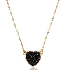 Black heart necklaces for sale  Delivered anywhere in USA 