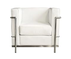 Baxton Studio Le Corbusier-Style Petite Chair, White for sale  Delivered anywhere in Canada