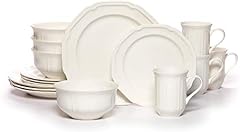 Mikasa Antique White 16-Piece Dinnerware Set, Service for sale  Delivered anywhere in Canada