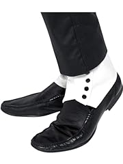 Smiffys spats white for sale  Delivered anywhere in UK