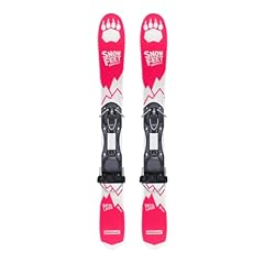 Mini sci corto per neve | Snowblade Skiboards | Snowfeet | 90 cm (per scarponi da sci | Rosa) usato  Spedito ovunque in Italia 