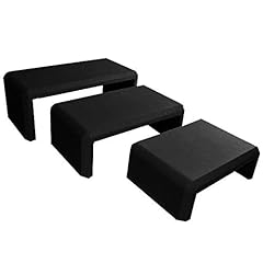 Black leatherette piece for sale  Delivered anywhere in USA 