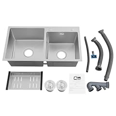 Inch double bowl for sale  Delivered anywhere in USA 