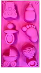 Baby Shower 3D Silicone Shaping Mould - Pram Dummy, used for sale  Delivered anywhere in UK