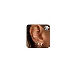 Kenivira silver hoops for sale  Delivered anywhere in UK