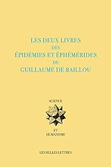 Livres épidémies éphéméri d'occasion  Livré partout en France
