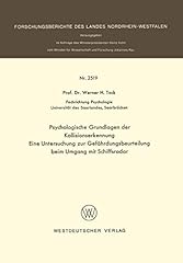 Psychologische grundlagen koll gebraucht kaufen  Wird an jeden Ort in Deutschland