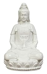 Guan Yin Statue Small with White Marble Finish. Premium for sale  Delivered anywhere in USA 