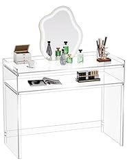 Acrylic vanity cleart for sale  Delivered anywhere in USA 