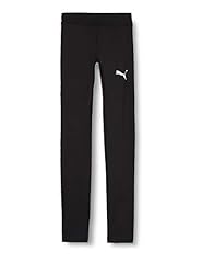 Puma Kids LIGA Baselayer Long Tight Jr Trousers, Black, used for sale  Delivered anywhere in UK