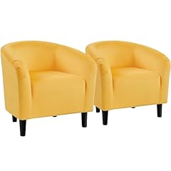 Yaheetech yellow chairs for sale  Delivered anywhere in USA 