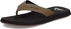 Used, Quiksilver Men's Monkey Wrench 3 Point Sandal, Tan/Solid, for sale  Delivered anywhere in USA 