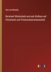 Bernhard windscheid und usato  Spedito ovunque in Italia 
