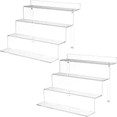 Used, Janaden Acrylic Riser Display Shelf Clear Acrylic Stands for sale  Delivered anywhere in UK