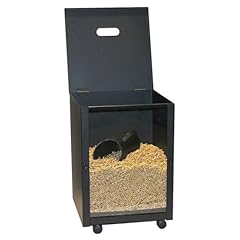 Portapellets acciaio nero usato Portapellets acciaio nero usato  Spedito ovunque in Italia