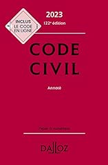 Code civil 2023 d'occasion  Livré partout en France