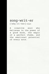 Songwriter journal music for sale  Delivered anywhere in USA 