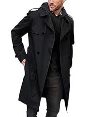 Pretifeel mens trench for sale  Delivered anywhere in USA 