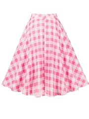 Jupe trapèze rose d'occasion  Livré partout en France