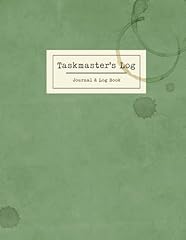 Taskmaster log notebook for sale  Delivered anywhere in UK