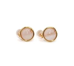Rose quartz stud for sale  Delivered anywhere in USA 