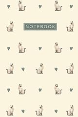 Siamese cat notebook for sale  Delivered anywhere in Ireland