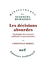 Décisions absurdes sociologie d'occasion  Livré partout en France