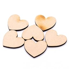 Wooden mini hearts for sale  Delivered anywhere in UK