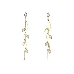 Crystal wedding earrings for sale  Delivered anywhere in USA 