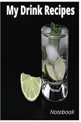 Drink recipes notebook for sale  Delivered anywhere in USA 