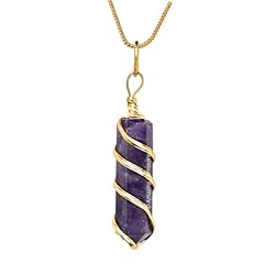 Amethyst crystal necklace for sale  Delivered anywhere in USA 
