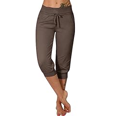 Womens sweatpants capri for sale  Delivered anywhere in UK