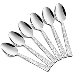 Hammered pieces teaspoons for sale  Delivered anywhere in USA 