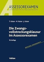 Zwangsvollstreckungsklausur im gebraucht kaufen  Wird an jeden Ort in Deutschland