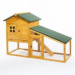 Used, FeelGoodUK Rabbit Hutch and Run Wooden Outdoor Guinea for sale  Delivered anywhere in UK