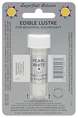 Sugarflair pearl white for sale  Delivered anywhere in UK