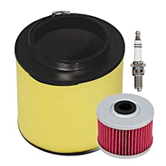 Used, HIFROM ATV Air Filter Element Cleaner with Oil Filter Spark Plug Tune Up kit Replacement for Honda Foreman 500 TRX500TM TRX500FM TRX500FE TRX500FE Replace 17254-HPO-A00 15412-HM5-A10 for sale  Delivered anywhere in Canada