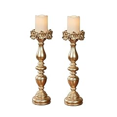 Magnolias candleholders gold for sale  Delivered anywhere in USA 