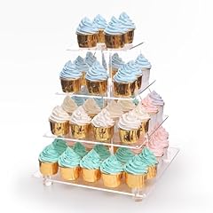 Tier clear cupcake for sale  Delivered anywhere in USA 