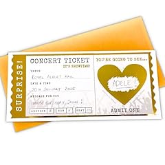 Golden concert ticket for sale  Delivered anywhere in UK