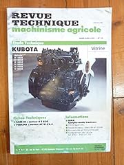 revue technique kubota s90v d'occasion  Livré partout en France