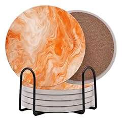 Orange white marble for sale  Delivered anywhere in UK