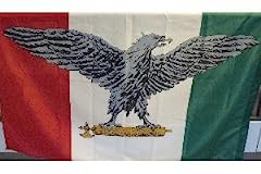 Usato, Bandiera R.S.I. usato  Spedito ovunque in Italia 