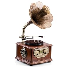 Wooden phonograph gramophone for sale  Delivered anywhere in USA 