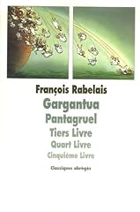 Gargantua pantagruel tiers d'occasion  Livré partout en France