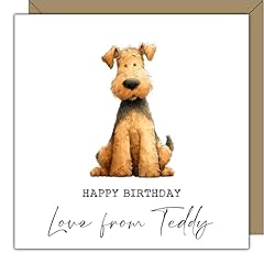 Personalised airedale terrier for sale  Delivered anywhere in UK