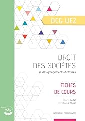 Fiches droit sociétés d'occasion  Livré partout en France
