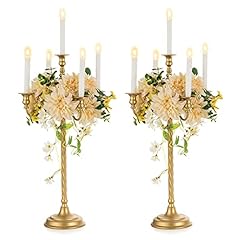 Nuptio gold candelabras for sale  Delivered anywhere in UK